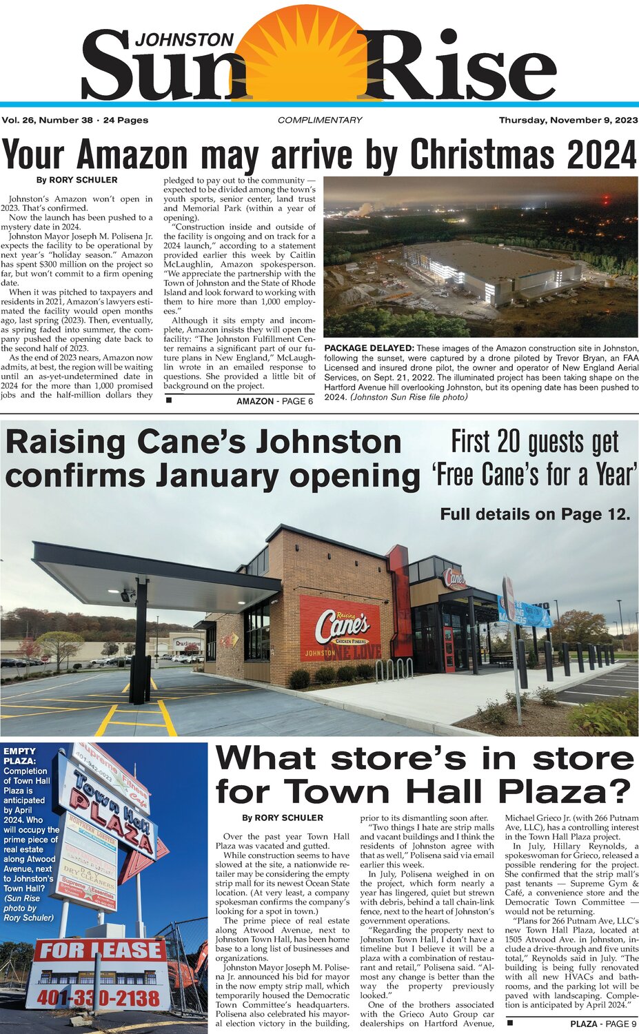Raising Cane's eyes January opening for Johnston location
